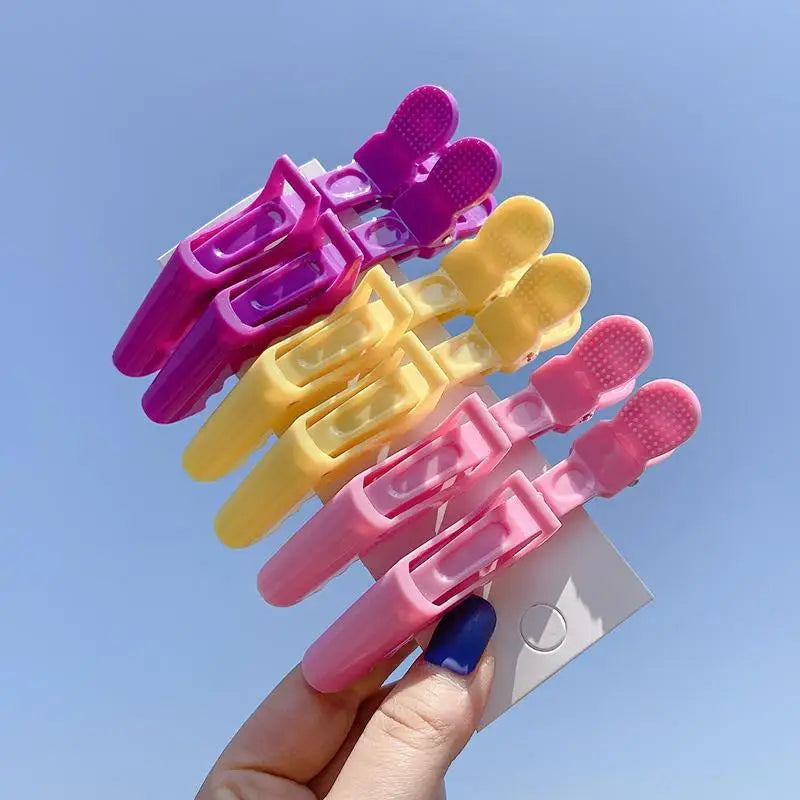 Alligator Hair Clips – Colorful Hair Clip Clamps Set | Professional Salon Hairpins - ZOOMNSTORE