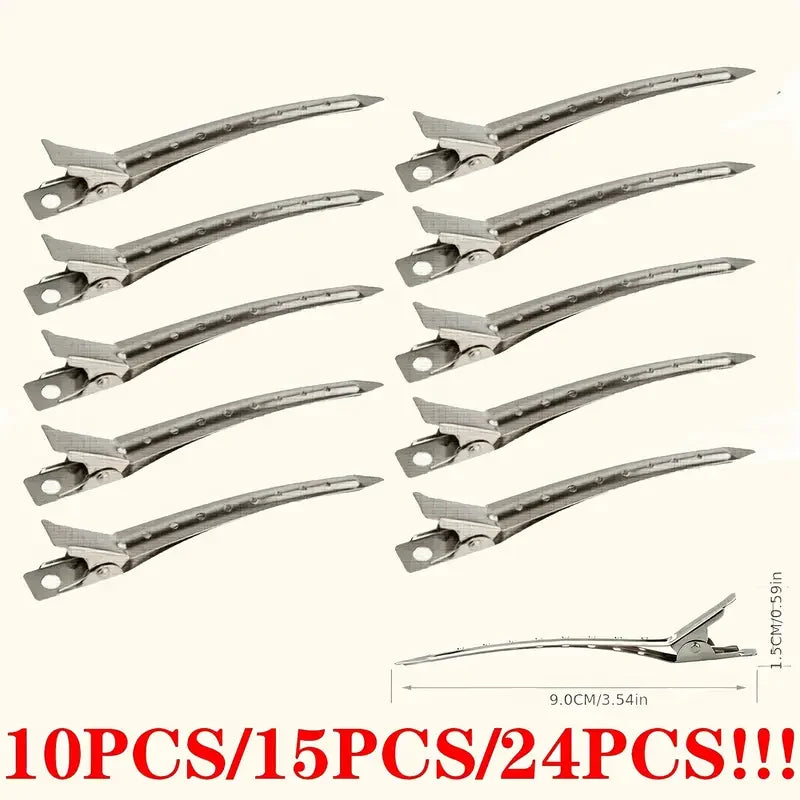 Alligator Hair Clips – Metal Duck Bill Salon Sectioning Clips for Women Styling - ZOOMNSTORE