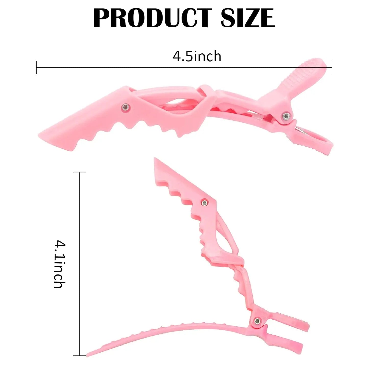 Alligator Hair Clips – 4-10Pcs Wide Teeth Double Hinged Hair Styling Clips Set - ZOOMNSTORE