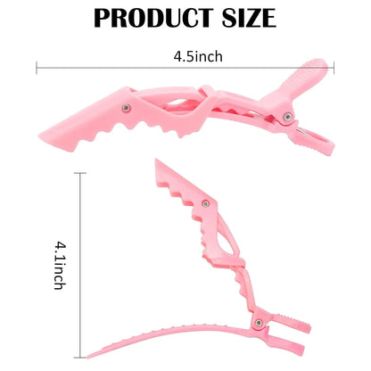 Alligator Hair Clips – 4-10Pcs Wide Teeth Double Hinged Hair Styling Clips Set - ZOOMNSTORE