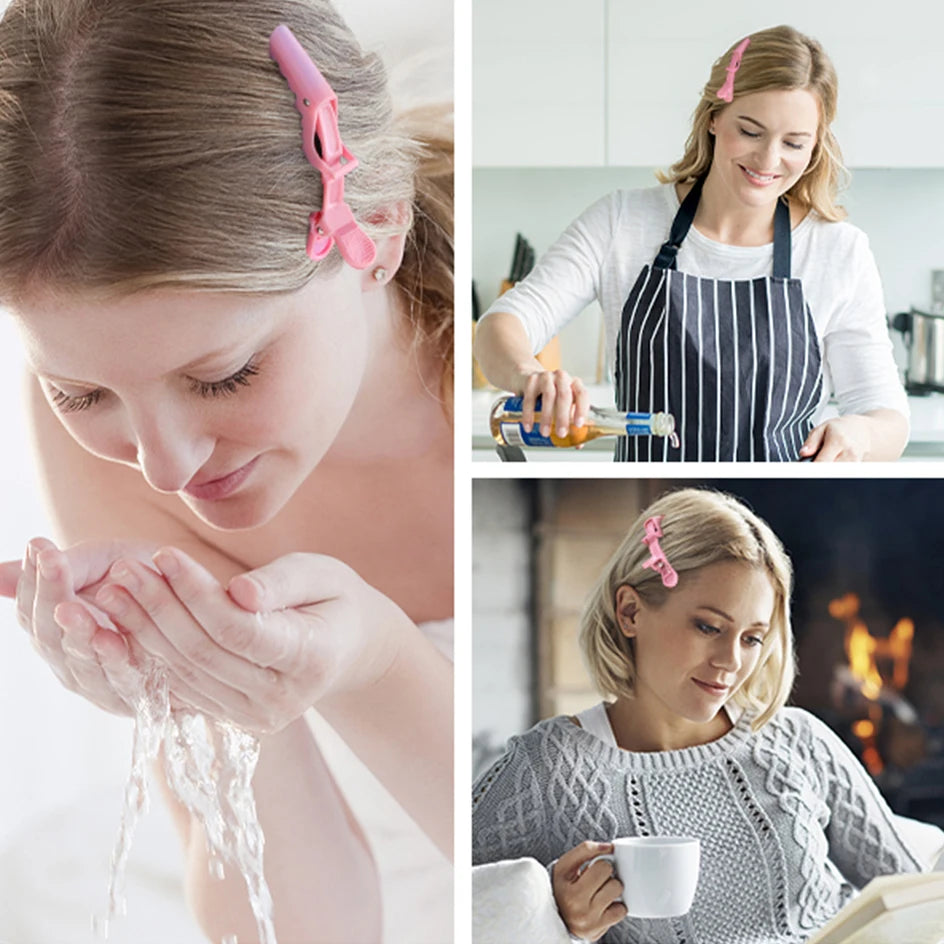 Alligator Hair Clips – 4-10Pcs Wide Teeth Double Hinged Hair Styling Clips Set - ZOOMNSTORE