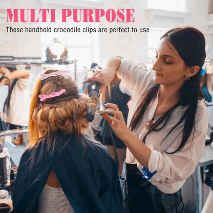 Alligator Hair Clips – 4-10Pcs Wide Teeth Double Hinged Hair Styling Clips Set - ZOOMNSTORE