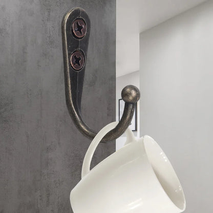 Alloy Wall-Mounted Coat Hooks - 40 Set Metal Organizer for Kitchen  Bathroom - ZOOMNSTORE