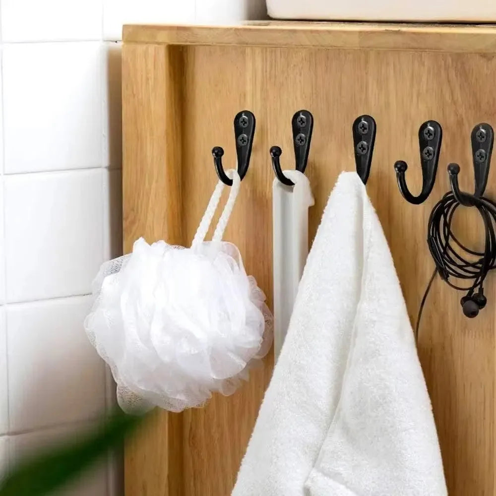 Alloy Wall-Mounted Coat Hooks - 40 Set Metal Organizer for Kitchen  Bathroom - ZOOMNSTORE
