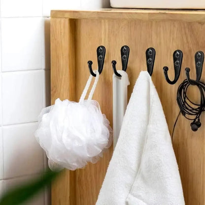 Alloy Wall-Mounted Coat Hooks - 40 Set Metal Organizer for Kitchen  Bathroom - ZOOMNSTORE