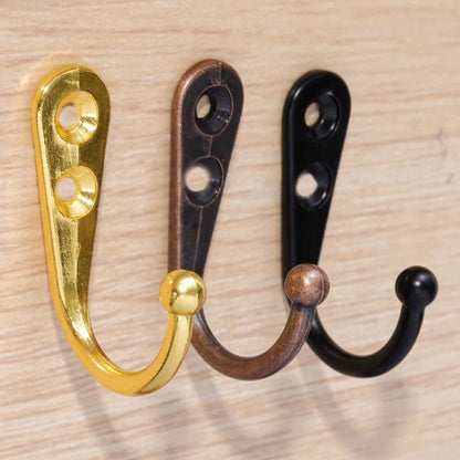 Alloy Wall-Mounted Coat Hooks - 40 Set Metal Organizer for Kitchen  Bathroom - ZOOMNSTORE