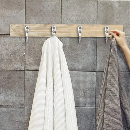 Alloy Wall-Mounted Coat Hooks - 40 Set Metal Organizer for Kitchen  Bathroom - ZOOMNSTORE