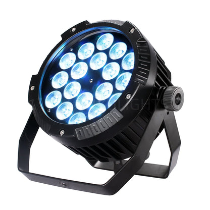Aluminum IP65 Waterproof 18x18W RGBWAUV LED Par Light - DMX512 Stage DJ Disco Wash Light - ZOOMNSTORE