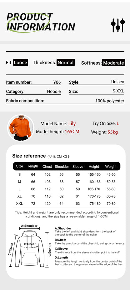 Angry Cat Print Hoodie - Oversized Casual Fleece Streetwear - ZOOMNSTORE