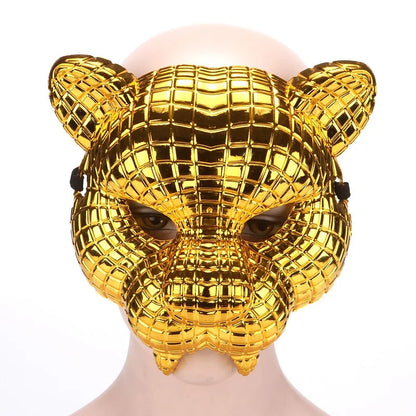 Animal Mask Tiger Lion Costume Stage Performance Props COSPLAY Halloween Costume Accessories Add Mystery - ZOOMNSTORE