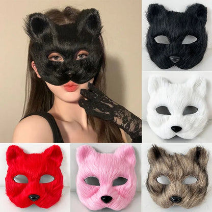 Animal Mask Tiger Lion Costume Stage Performance Props COSPLAY Halloween Costume Accessories Add Mystery - ZOOMNSTORE