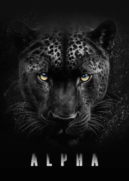 Animal Motivational Wall Art - Lion Wolf Leopard Canvas Prints for Home Office Decor - ZOOMNSTORE