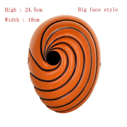 Japan Anime Cartoons Unisex Tobi Obito Akatsuki Ninja Madara Masquerade Cosplay Full Face Resin Party Mask  mask - ZOOMNSTORE