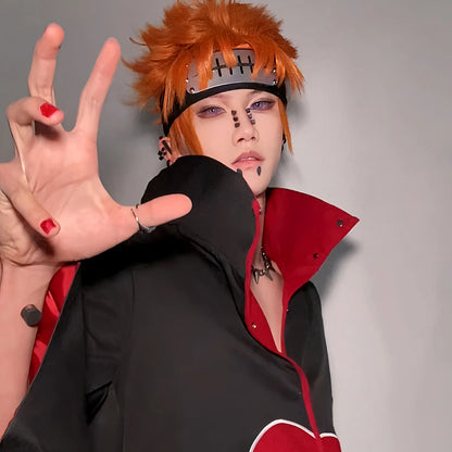 HOLOUN Anime Uchiha Itachi Uchiha Sasuke Cosplay Costume Embroidery Hawk Team Cloak Pain Konan Sasori Halloween Christmas S-2XL - ZOOMNSTORE