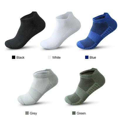 Ankle Socks Men Women - 10 Pairs Breathable Cotton Mesh Running Socks for Summer - ZOOMNSTORE