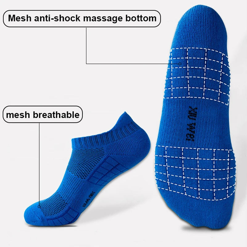 Ankle Socks Men Women - 10 Pairs Breathable Cotton Mesh Running Socks for Summer - ZOOMNSTORE