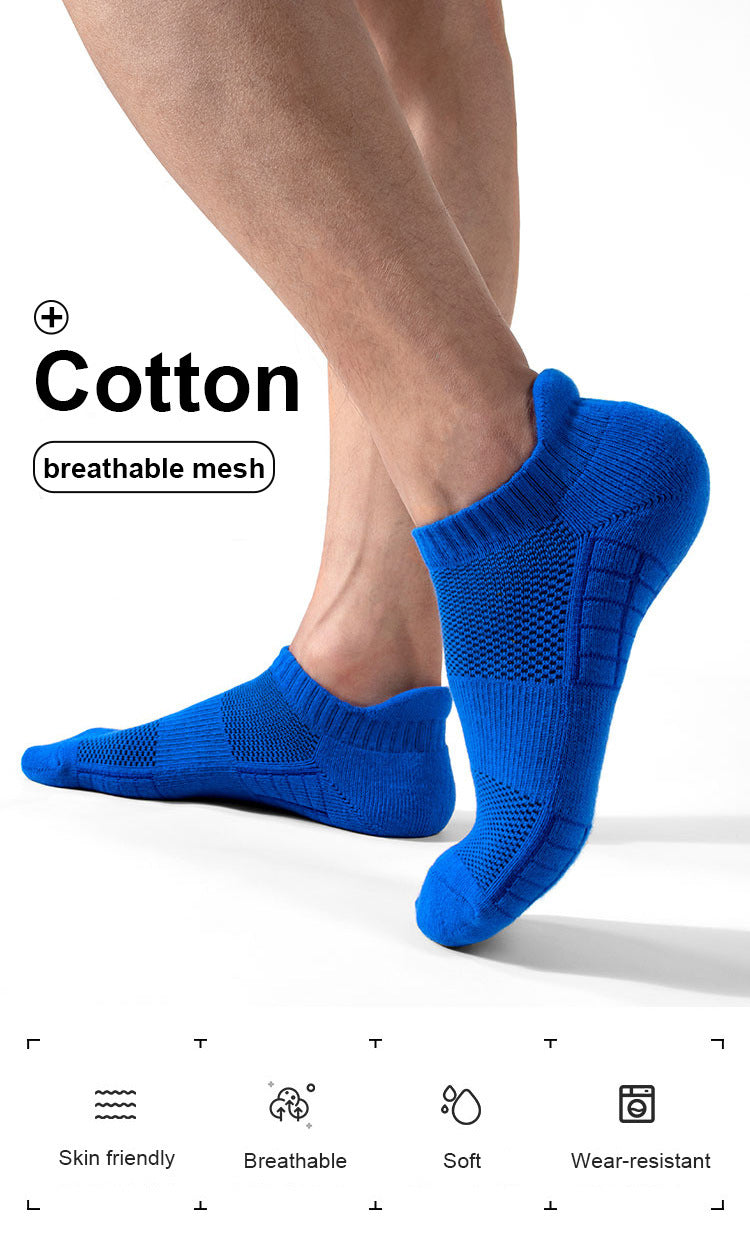 Ankle Socks Men Women - 10 Pairs Breathable Cotton Mesh Running Socks for Summer - ZOOMNSTORE