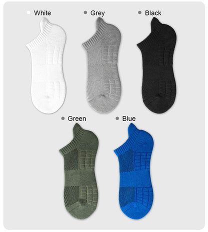 Ankle Socks Men Women - 10 Pairs Breathable Cotton Mesh Running Socks for Summer - ZOOMNSTORE