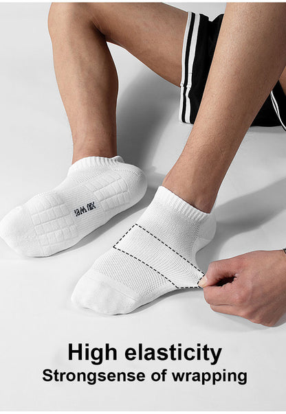 Ankle Socks Men Women - 10 Pairs Breathable Cotton Mesh Running Socks for Summer - ZOOMNSTORE