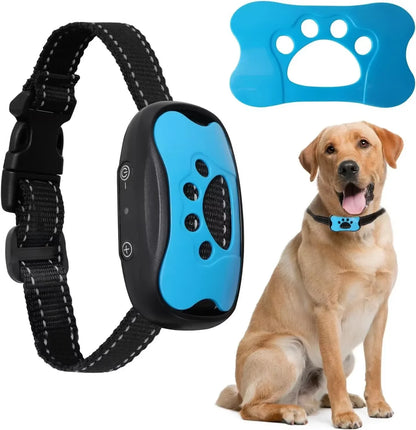 Anti Barking Dog Collar - Ultrasonic Rechargeable Bark Deterrent Device With Vibration Control - ZOOMNSTORE