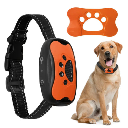 Anti Barking Dog Collar - Ultrasonic Rechargeable Bark Deterrent Device With Vibration Control - ZOOMNSTORE