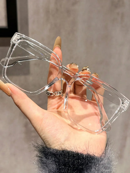 Anti Blue Light Glasses – 1/4PCS Transparent Light Frame Square Optical Eyewear - ZOOMNSTORE