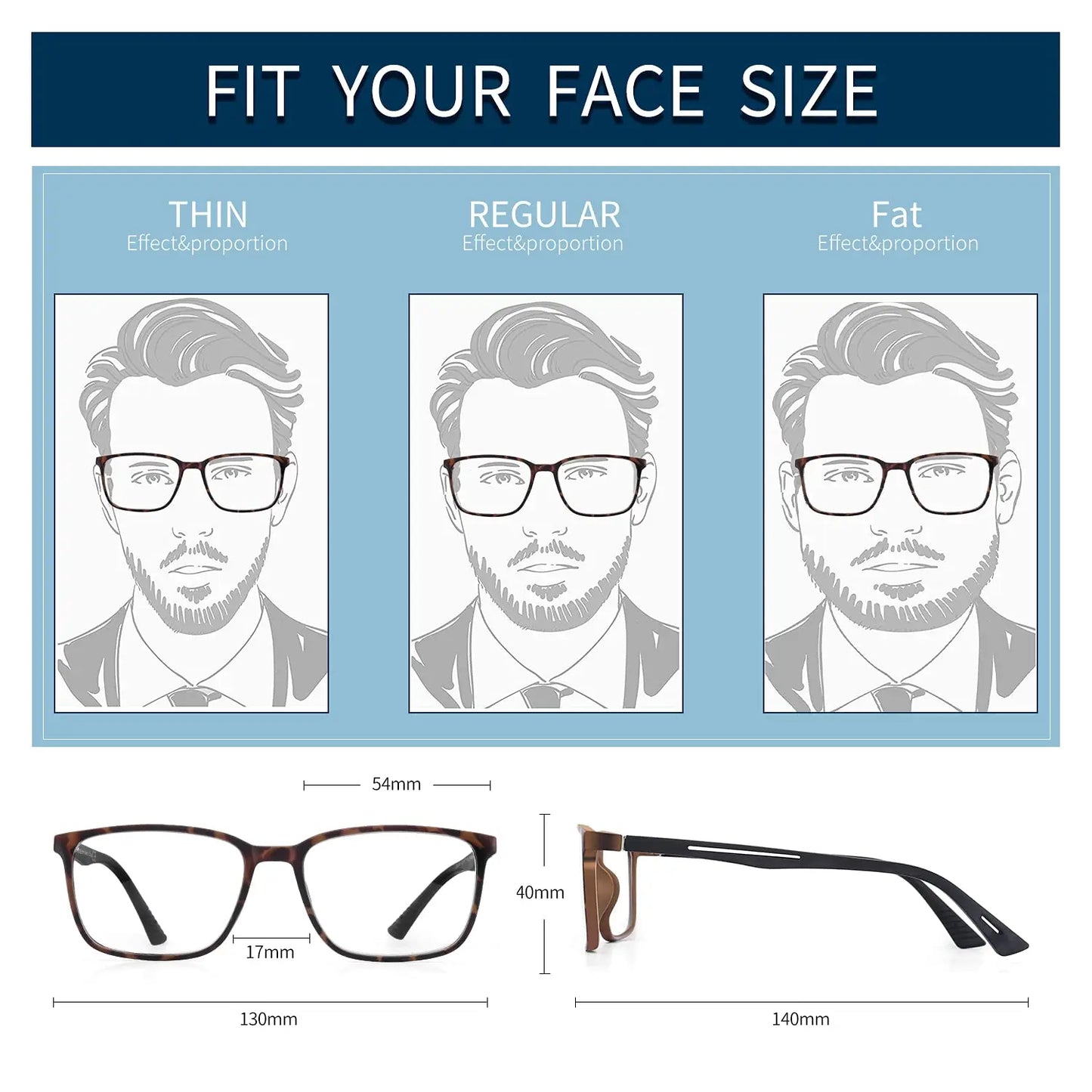 Anti Blue Light Glasses - Square Frame Reading Glasses for Men Women | Computer Eyewear - ZOOMNSTORE
