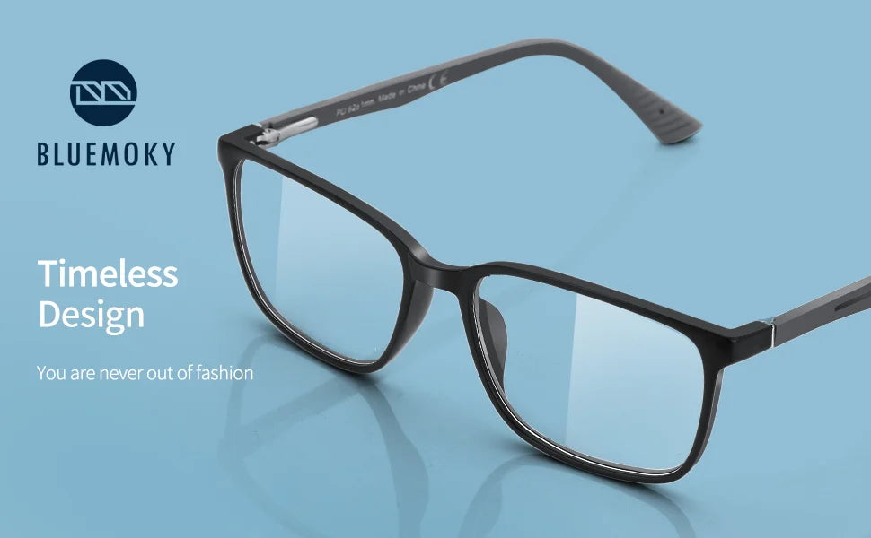 Anti Blue Light Glasses - Square Frame Reading Glasses for Men Women | Computer Eyewear - ZOOMNSTORE