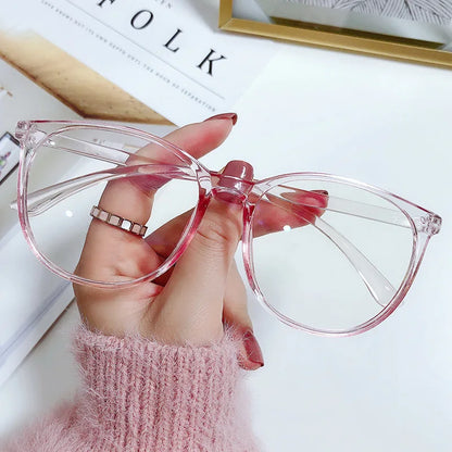 Anti Blue Light Glasses - Transparent Frames Round Eyewear for Unisex - ZOOMNSTORE