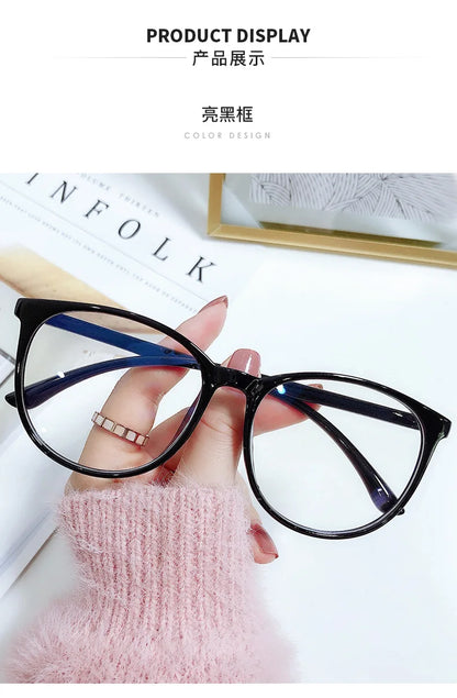 Anti Blue Light Glasses - Transparent Frames Round Eyewear for Unisex - ZOOMNSTORE