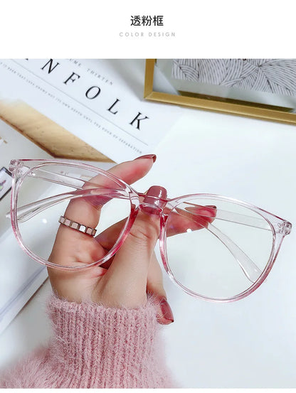 Anti Blue Light Glasses - Transparent Frames Round Eyewear for Unisex - ZOOMNSTORE