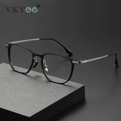 Anti-Blue Light Glasses - Ultra-Light Titanium Business Reading Glasses with CR-39 Lenses - ZOOMNSTORE