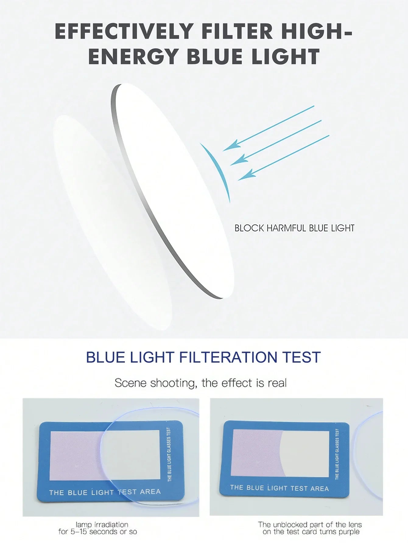 Anti Blue Light Glasses - Unisex Square Plastic Frames With Clear Lenses For School - ZOOMNSTORE