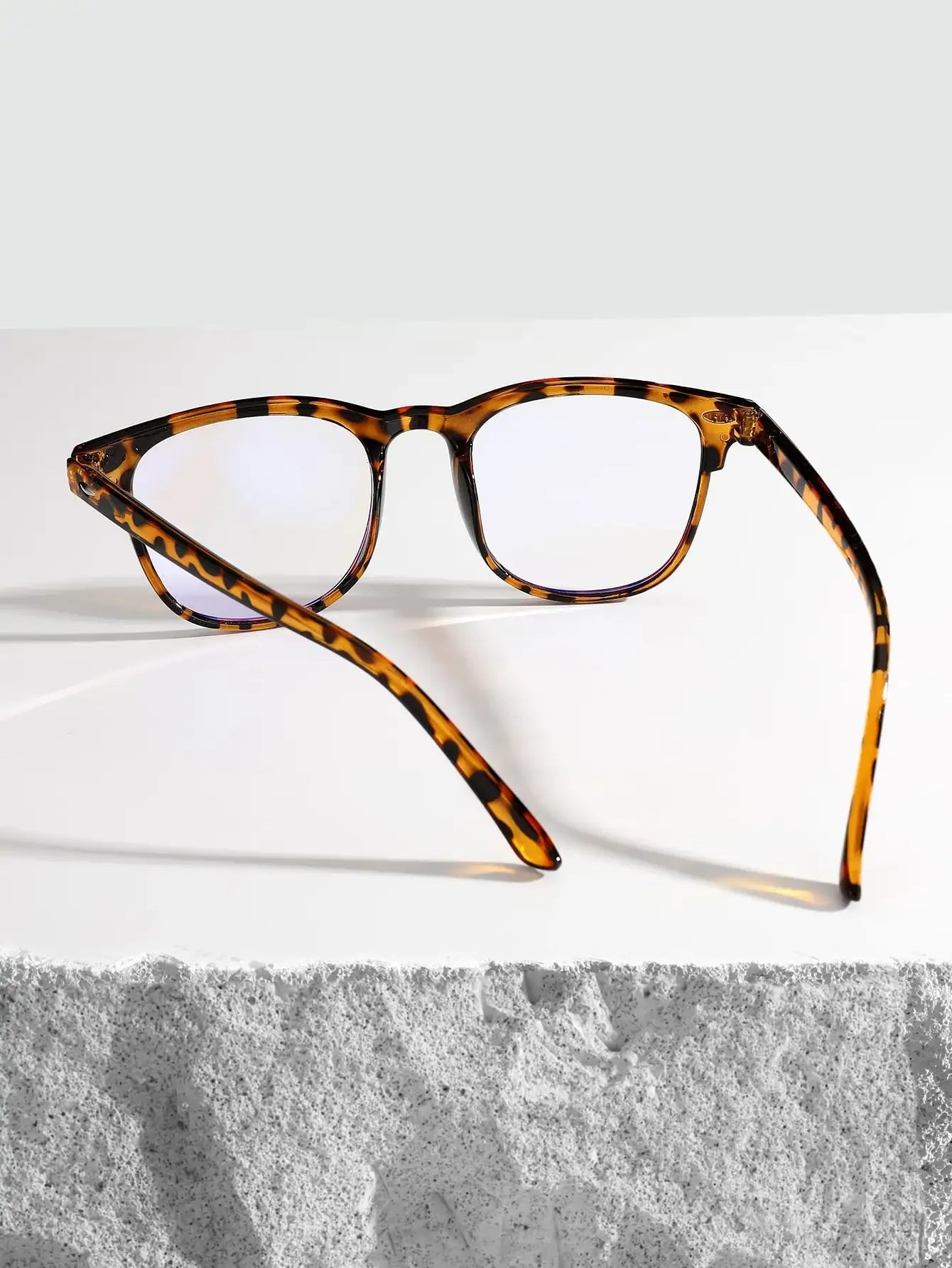 Anti Blue Light Glasses - Unisex Square Plastic Frames With Clear Lenses For School - ZOOMNSTORE