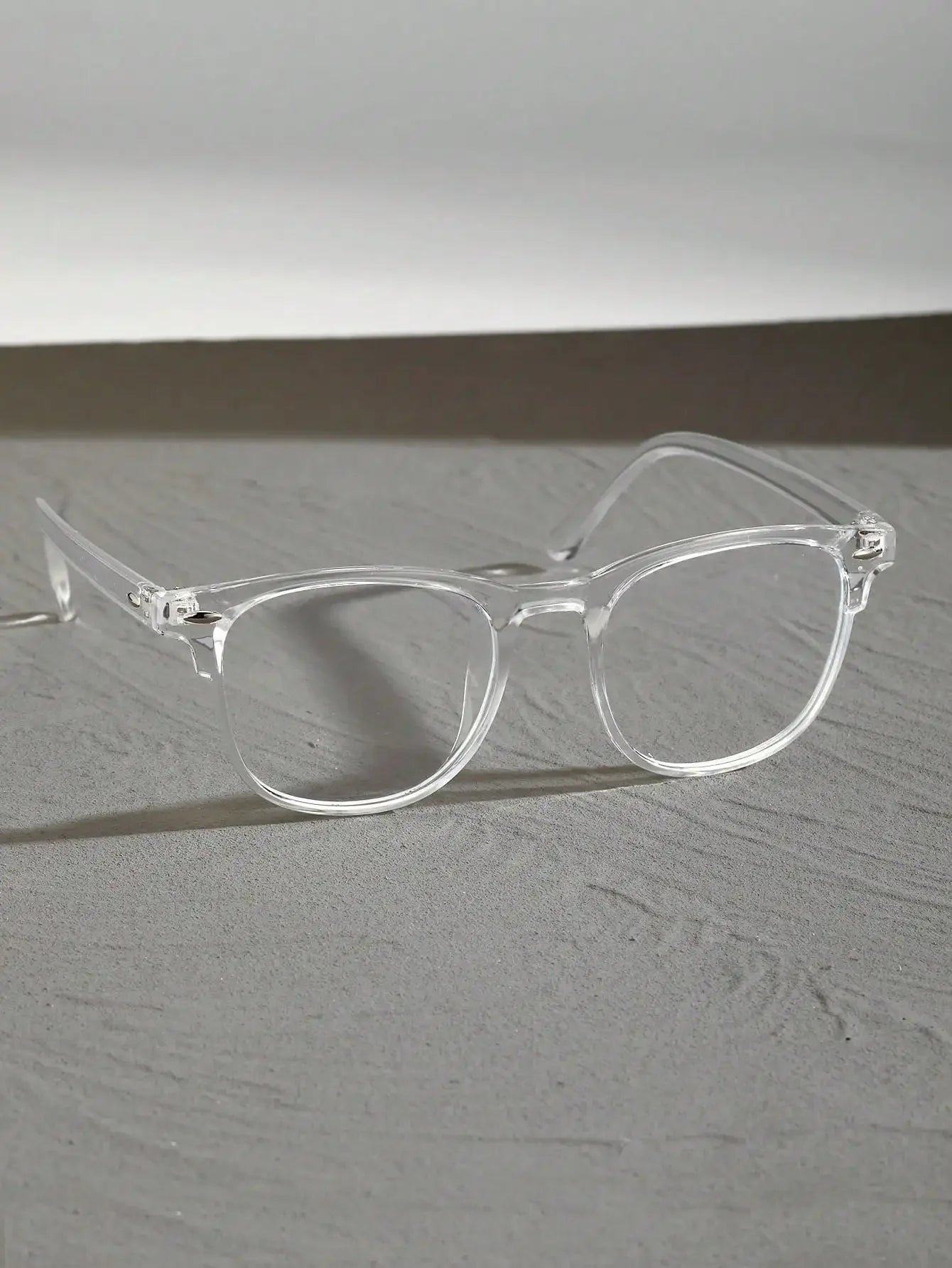 Anti Blue Light Glasses - Unisex Square Plastic Frames With Clear Lenses For School - ZOOMNSTORE