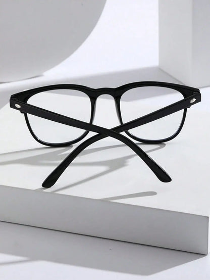 Anti Blue Light Glasses - Unisex Square Plastic Frames With Clear Lenses For School - ZOOMNSTORE