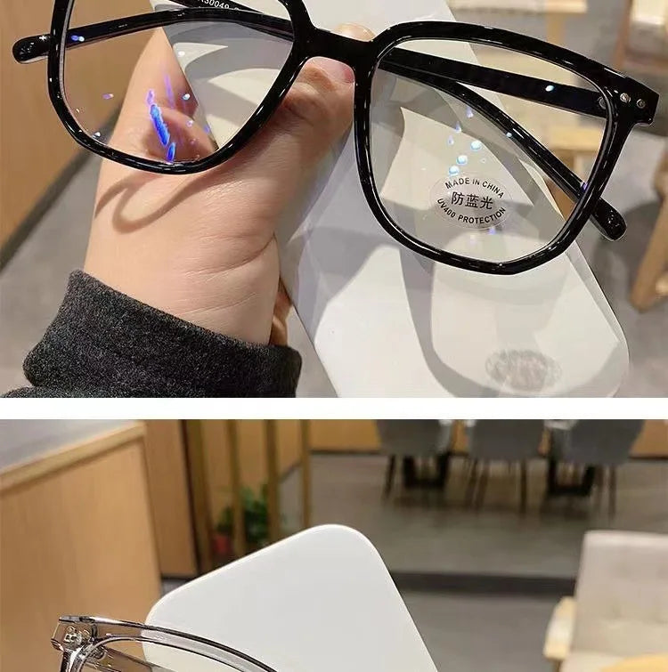 Anti Blue Light Glasses - Women Eyewear With Retro Flat Light Frame | Glazzy - ZOOMNSTORE