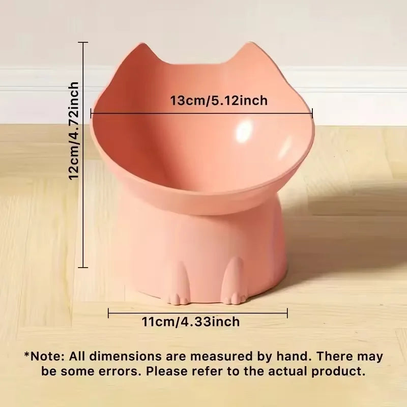 Anti Choking Pet Bowl - Tilted Non Slip Dog Bowl with Neck Protector Feeder - ZOOMNSTORE