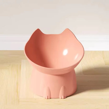 Anti Choking Pet Bowl - Tilted Non Slip Dog Bowl with Neck Protector Feeder - ZOOMNSTORE