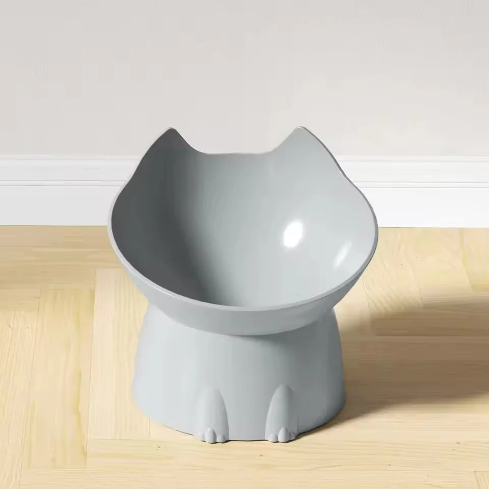 Anti Choking Pet Bowl - Tilted Non Slip Dog Bowl with Neck Protector Feeder - ZOOMNSTORE