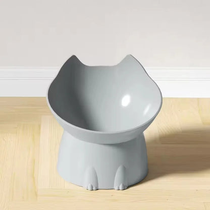Anti Choking Pet Bowl - Tilted Non Slip Dog Bowl with Neck Protector Feeder - ZOOMNSTORE