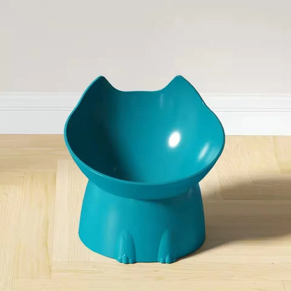 Anti Choking Pet Bowl - Tilted Non Slip Dog Bowl with Neck Protector Feeder - ZOOMNSTORE