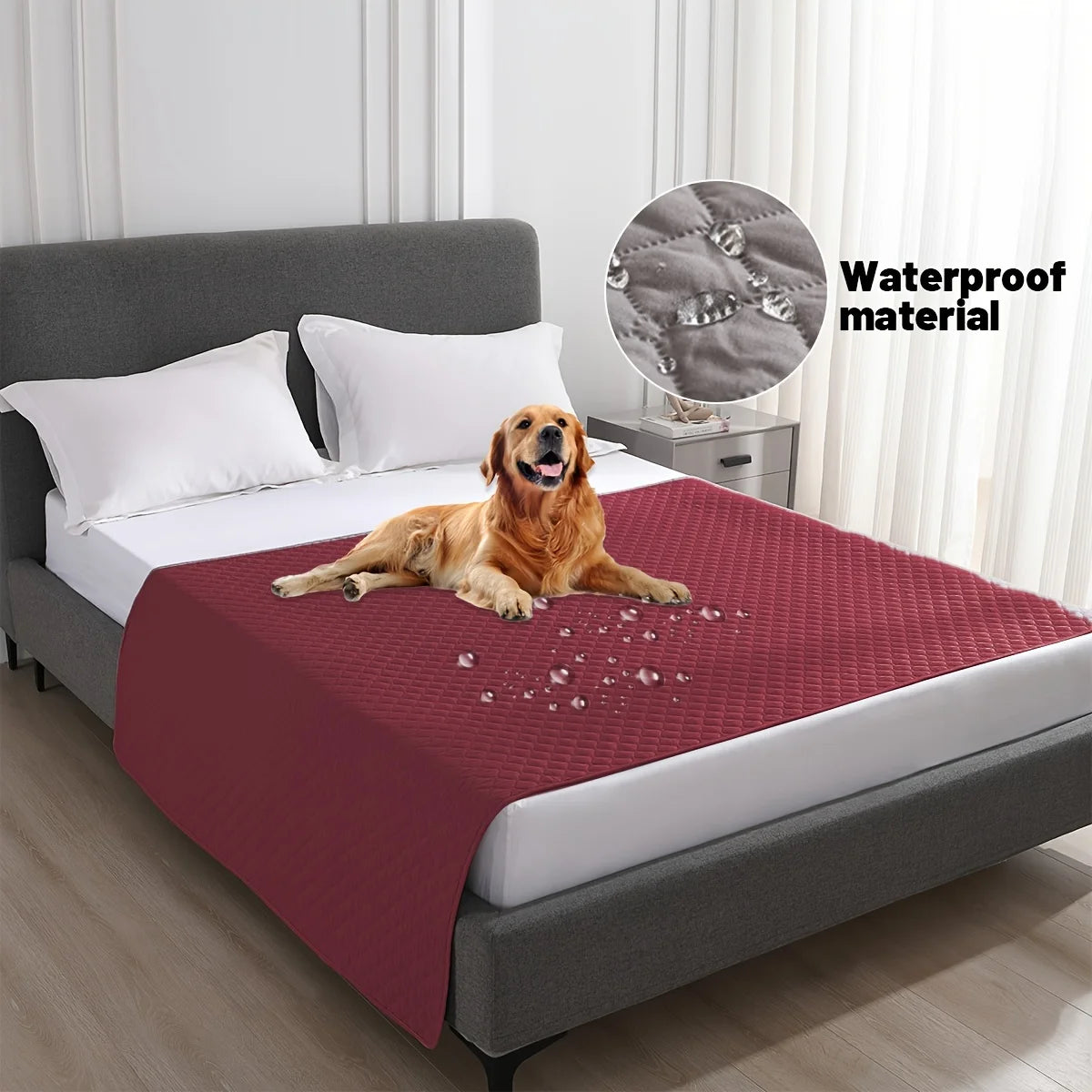 Anti-Leak Non-Slip Dog Bed Cover - Pet Blanket  Sofa Protector for Cats and Dogs - ZOOMNSTORE
