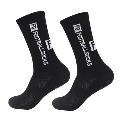 Anti Slip Football Socks - Mid Calf Non Slip Soccer Socks for Men Women | Grip - ZOOMNSTORE