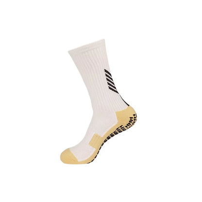 Anti Slip Football Socks - Professional Soccer Grip Medium Tube Cotton Socks For Men & Children - ZOOMNSTORE