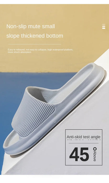 Comfortable Anti-Slip EVA Sandals - Thick Sole Home Slippers  Bathroom Flip-Flops - ZOOMNSTORE