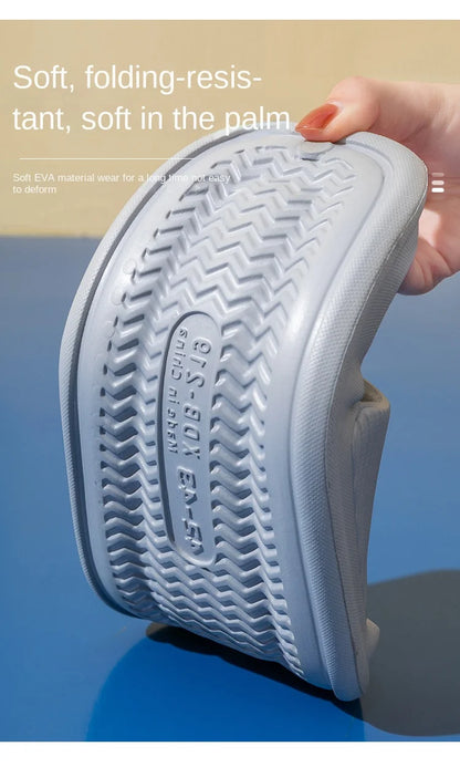 Comfortable Anti-Slip EVA Sandals - Thick Sole Home Slippers  Bathroom Flip-Flops - ZOOMNSTORE