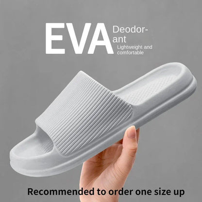 Comfortable Anti-Slip EVA Sandals - Thick Sole Home Slippers  Bathroom Flip-Flops - ZOOMNSTORE