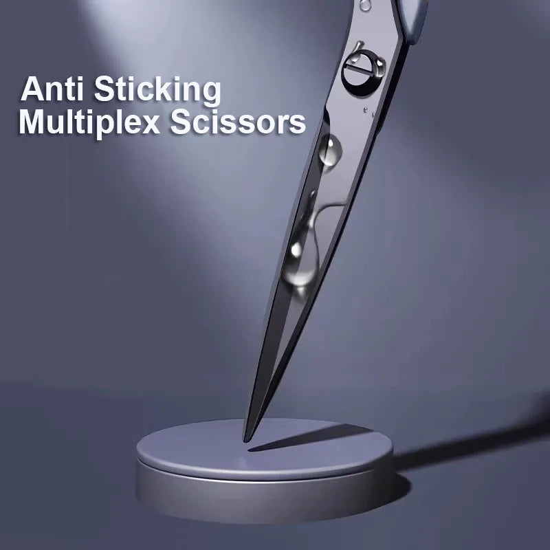 Deli 175mm Anti Stick Scissors Stationery Office Student DIY Hand Craft School Home Artistic paper Cutter Cutting Knife Tool - ZOOMNSTORE