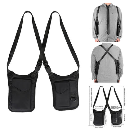 Anti-Theft Shoulder Holster – Hidden Underarm Wallet With Adjustable Strap, Compact Travel Bag - ZOOMNSTORE